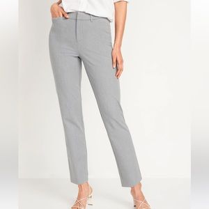High-Rise Pixie Straight Ankle Pants for Women- gray- size 6- like new